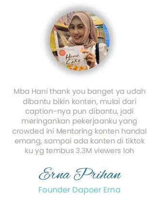 Testimonial Erna Prihan — Dapoer Erna